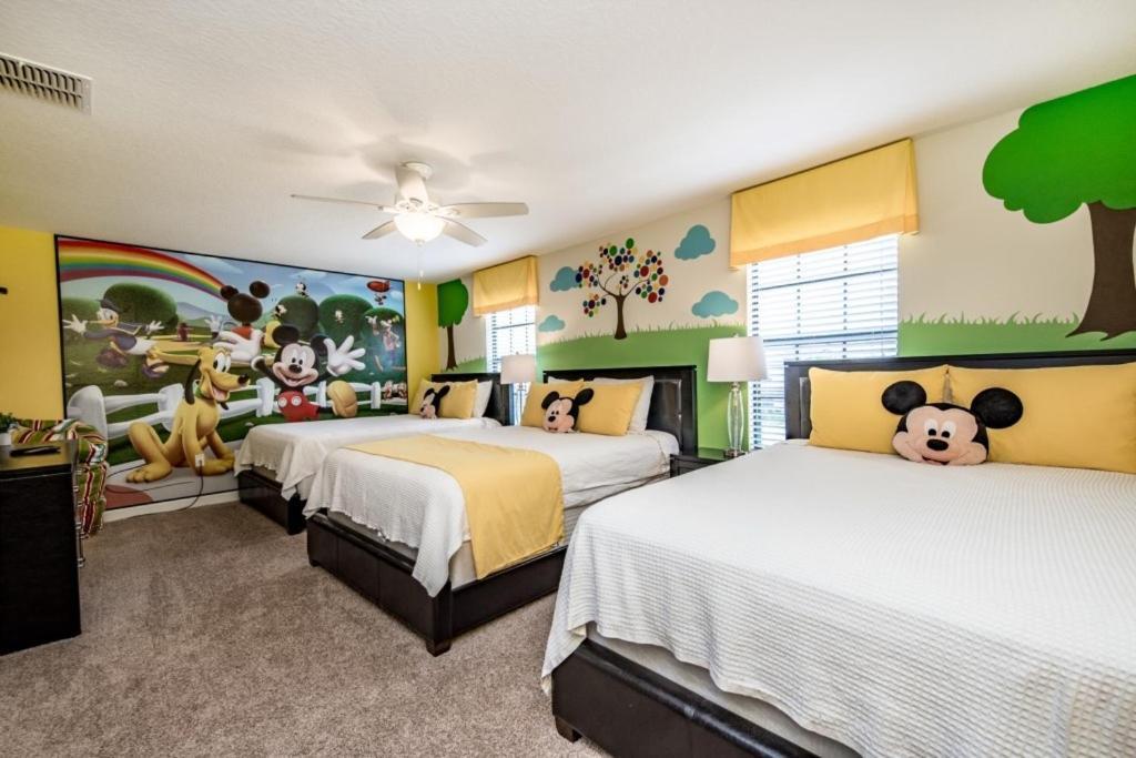 9 Bedroom With Princess And Mickey Rooms For Kids Villa Davenport Exterior photo